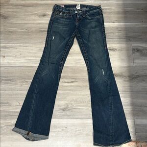 True Religion Dark Blue Flare Jeans
